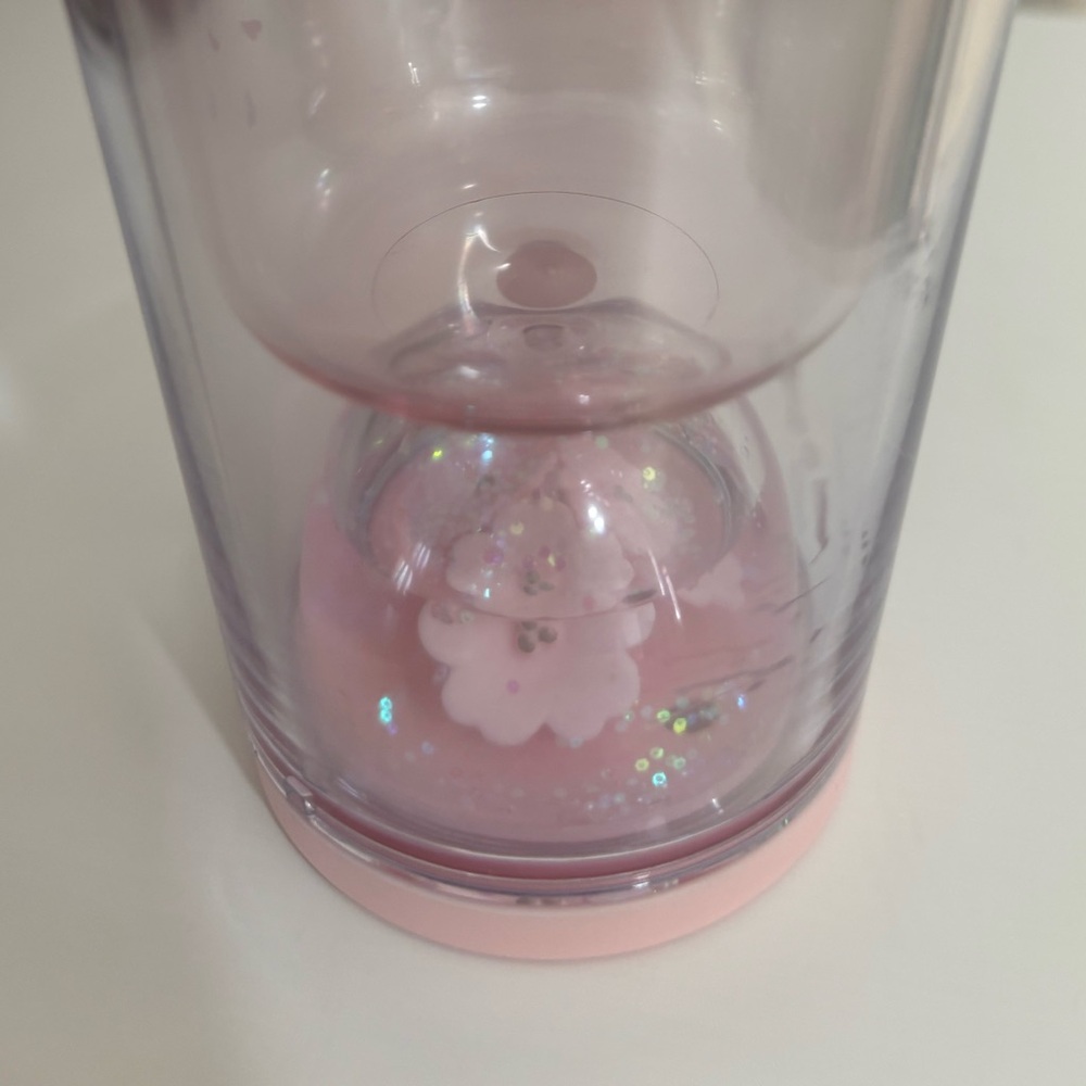 Starbucks 2018 Korea Sakura Cherry Blossom Tumbler - Waterball Travel Cup - Rare - Picture 11 of 11